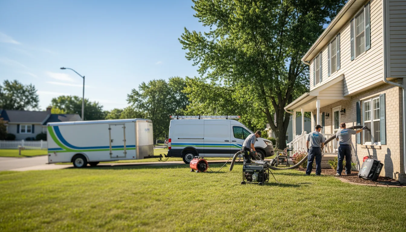 Flooded Basement Restoration And Cleanup With Repair in Beloit, OH near me